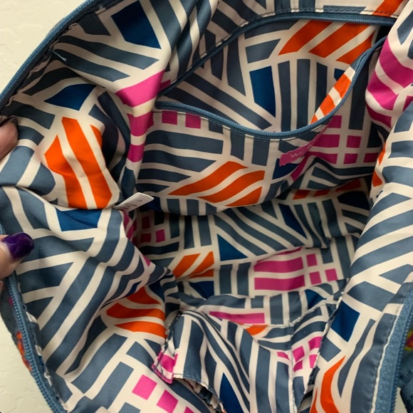 Vera Bradley Hadley Crossbody Satchel: “Painted Medallions” - Picture 3 of 4